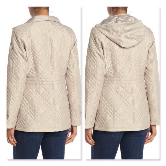 Michael Kors Missy Quilted Anorak Jacket - Picture 2 of 14
